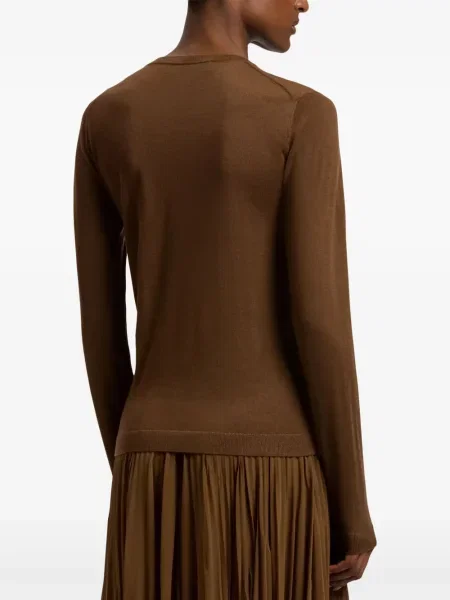 Pulover Ralph Lauren Collection din cașmir maro
