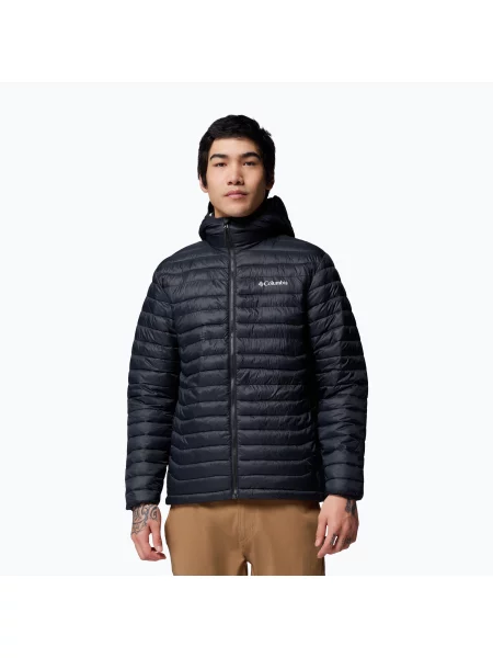 Geacă izolantă pentru bărbați Columbia Powder Pass black negru