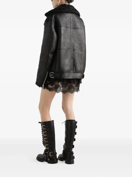 Geanta de piele Dolce & Gabbana negru