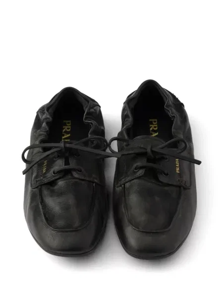 Balerini Prada din piele negru