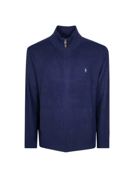 Długi sweter Polo Ralph Lauren z długim rękawem niebieski
