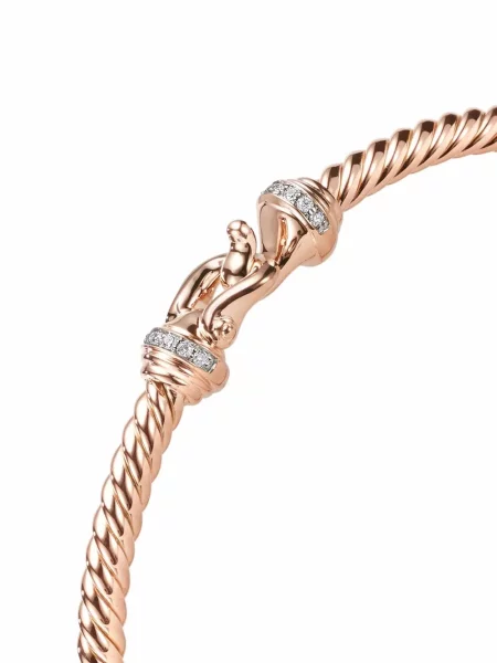 Náramek David Yurman s přezkou růžový