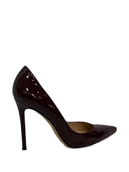 Pantofi cu toc Gianvito Rossi din piele roșu