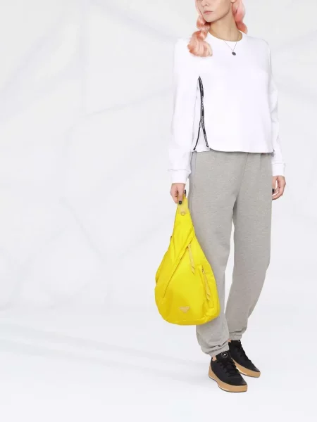 Ilgas džemperis Emporio Armani balta