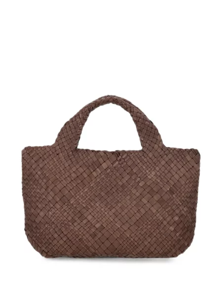 Geantă shopper Visona` din piele maro