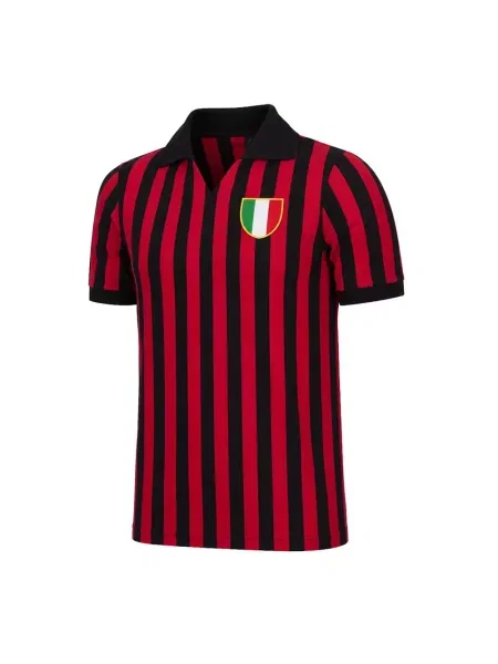 Retro koszulka piłkarska – – AC Milan – Czerwony czarny