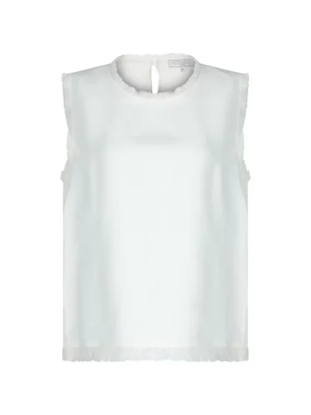 Top Antonelli z frędzli biały