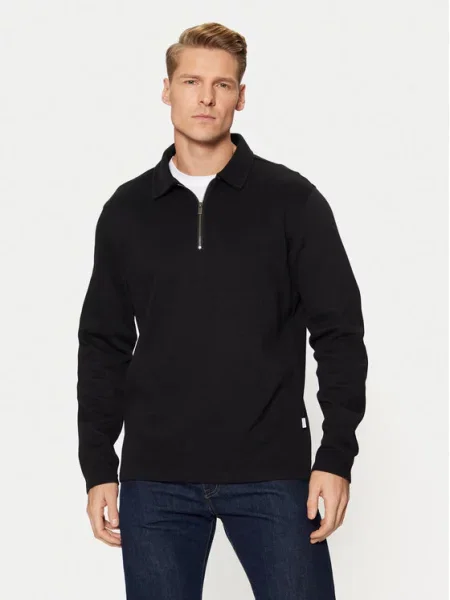 Polo majica Selected Homme črna