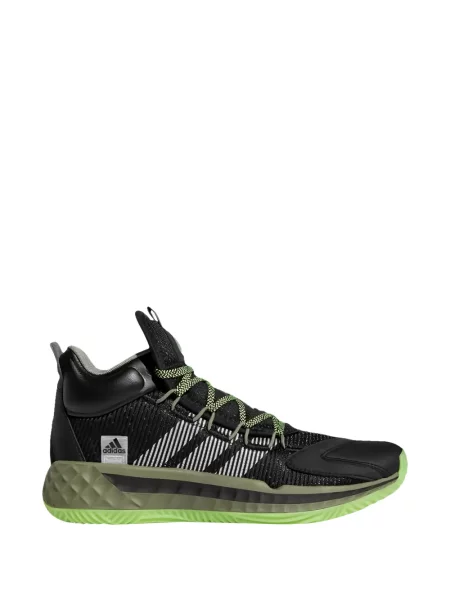 Top Adidas alergare cu decolteu în V alb