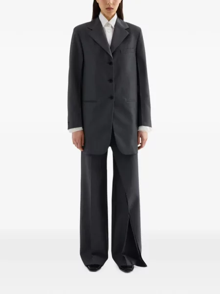 Geacă Jil Sander de lână gri