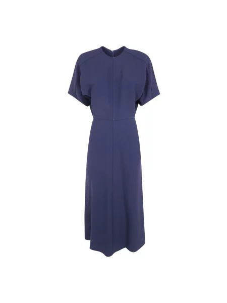 Sukienka midi Victoria Beckham niebieska