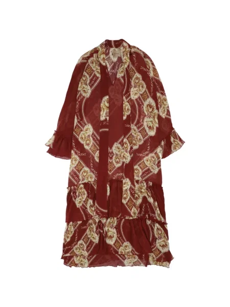 Rochie Fortela cu volane de costum roz