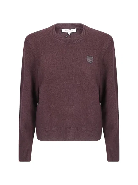 Pulover Maison Kitsune violet