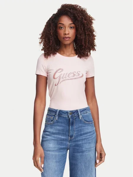 Guess Tricou roz