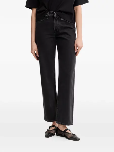 Curea Levi's® cu broderie cu cataramă cu dungi albastru
