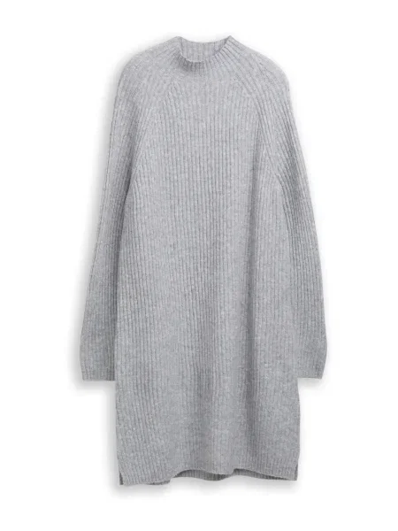 TOM TAILOR DENIM Rochie tricotat deschis gri