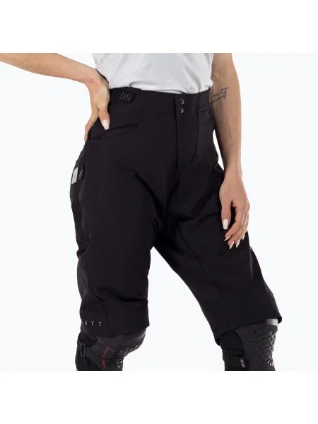 Pantaloni scurți de ciclism Leatt MTB Trail W pentru femei negru