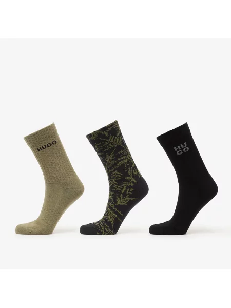 Чорапи Hugo Boss черно