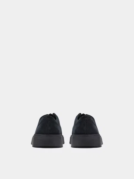 Замшевые ботинки Clarks черные