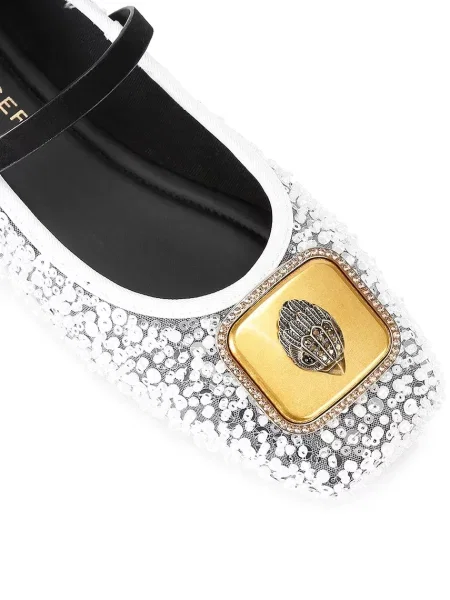 Kurt Geiger London balerini Pimlico Ballerina alb