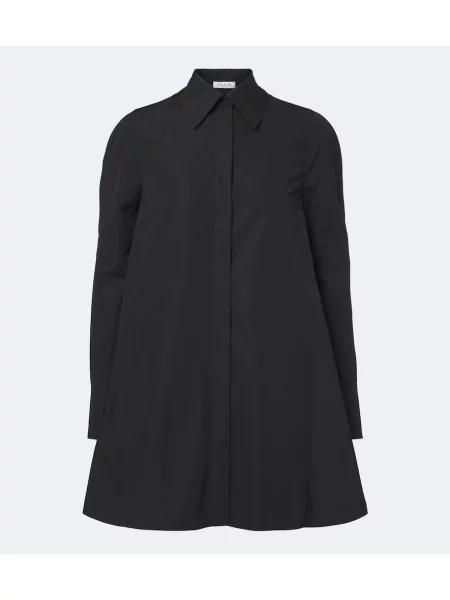Cămașă Alaïa din poplin negru