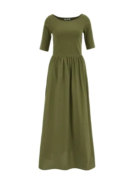 WE Fashion Rochie kiwi verde