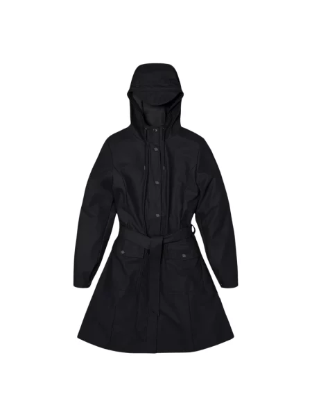 Rains Curve W Jacket Kobiety Kurtki Rains Size: M czarny
