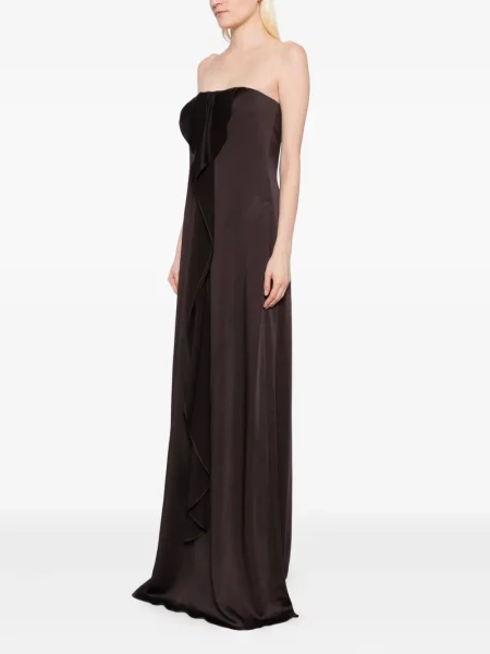 Rochie Amsale de costum maro