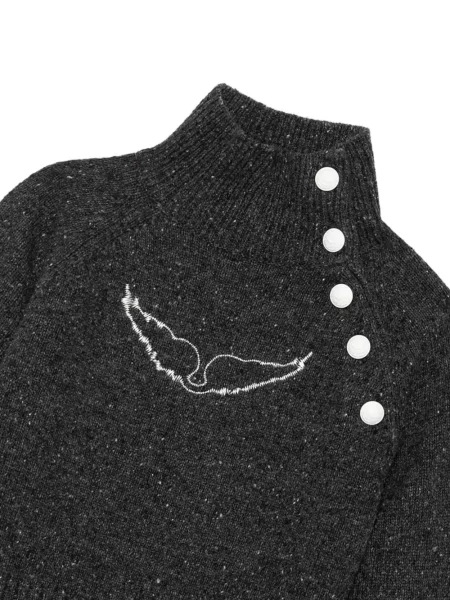 Sweter dziecięcy Zadig & Voltaire szary