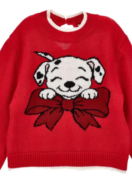 Sweter dziecięcy Monnalisa czerwony