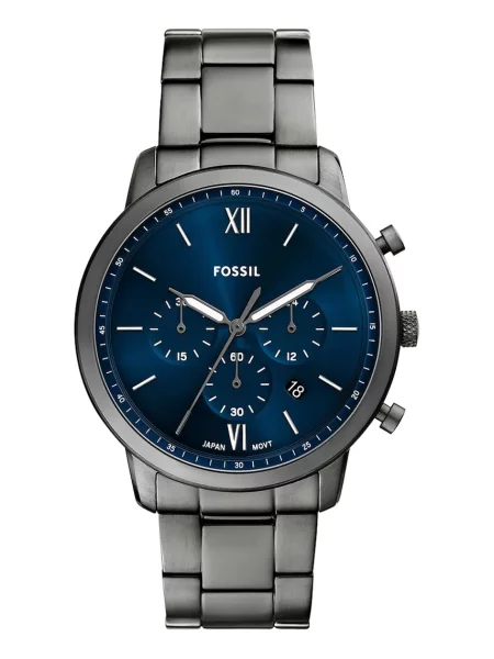 FOSSIL Ceas analogic NEUTRA albastru ultramarin / grafit gri