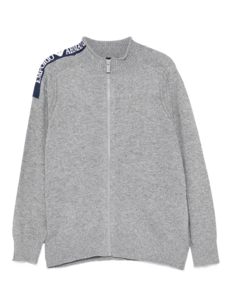 Kardigan dziecięcy Emporio Armani szary