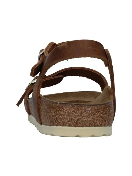 Kožené tenisky Birkenstock hnedá