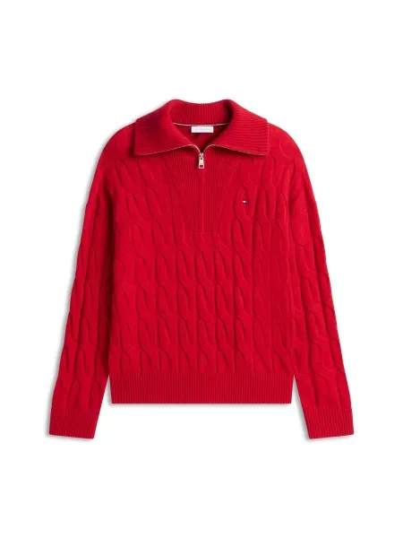 TOMMY HILFIGER Pulover roșu