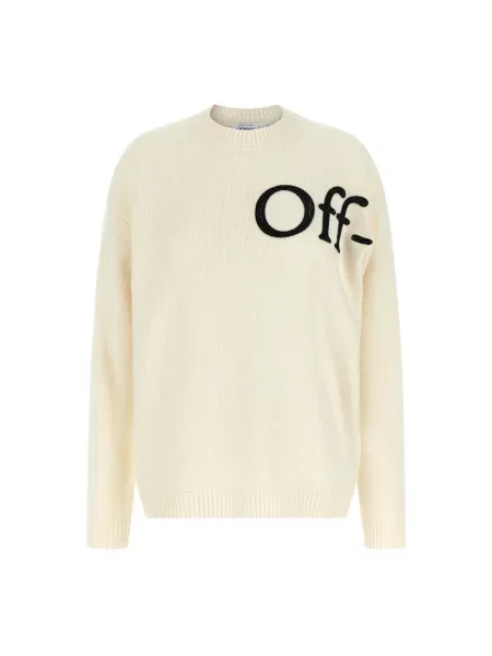 Sweter Off-white wełniany biały