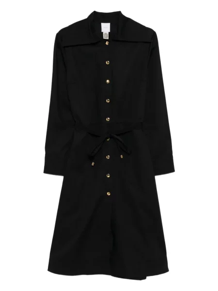 Odgovarati midi haljina Patou iznad koljena crna