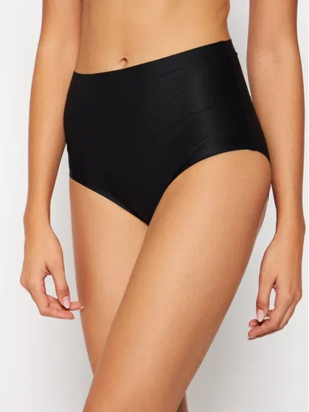 Chantelle Класически бикини с висока талия Soft Stretch Plus Size черен