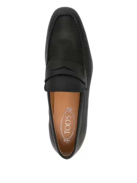 Pantofi loafer Santoni negru