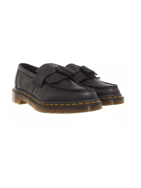 Loafersy Dr. Martens skórzane czarne