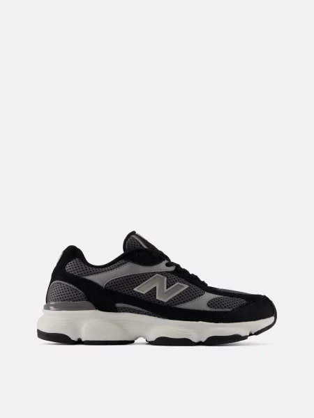 Повседневные кроссовки New Balance с сеткой в сеточку черные