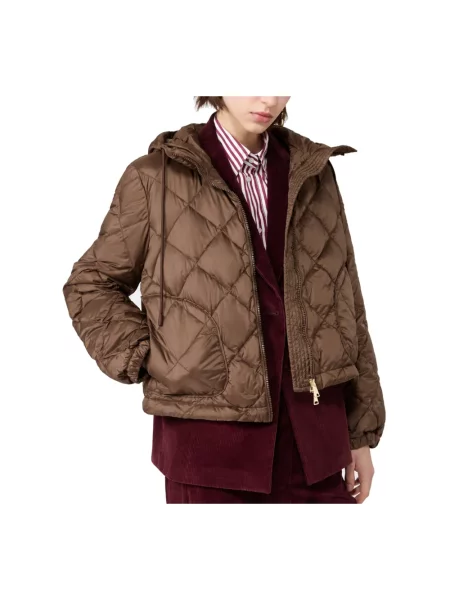 Kurtka Weekend Max Mara brązowa
