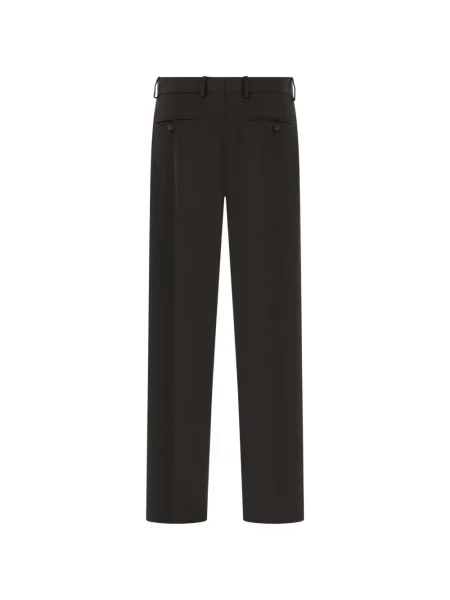 Blugi drepți Fendi negru