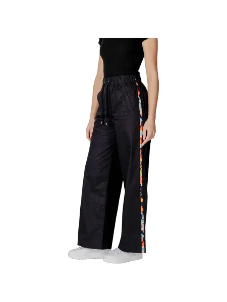 Desigual Női nadrágok PANT_PAISLEY_LACROIX Palazzo Fit fekete