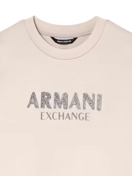 Hanorac crewneck Armani Exchange cu decolteu rotund