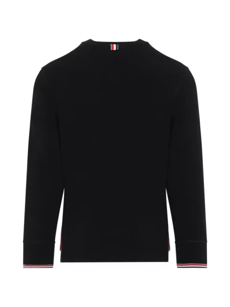 Lung tricou Thom Browne negru