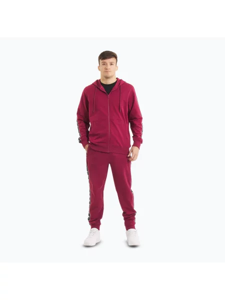 Bluza Pitbull Tape Nugget Hooded Zip Sweatshirt czerwona