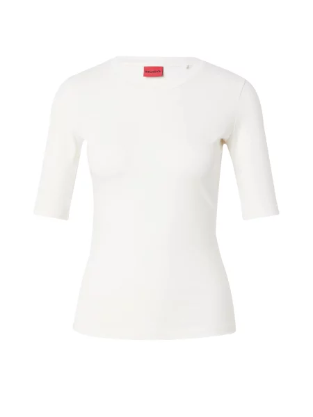 HUGO Red Tricou Darnelia' alb