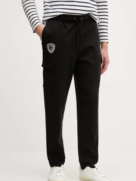 Blauer spodnie dresowe z bawełną OLNEYS czarne