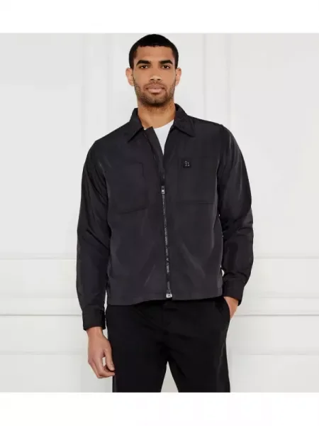 HUGO Geacă Evalom | Oversize fit gri