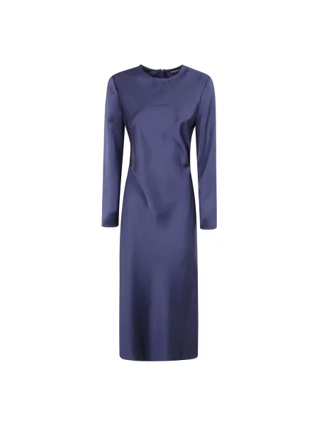 Sukienka midi Emporio Armani niebieska